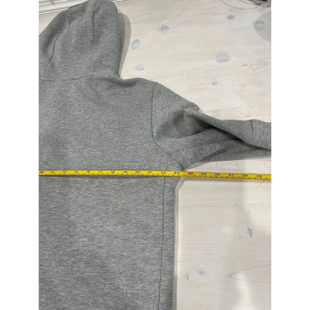 Rare blank no‎ logo Nike Tech Fleece Full Zip Hoodie Gray Men's Large